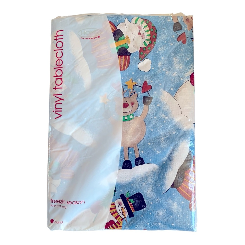 Christmas Table Cloth 70in